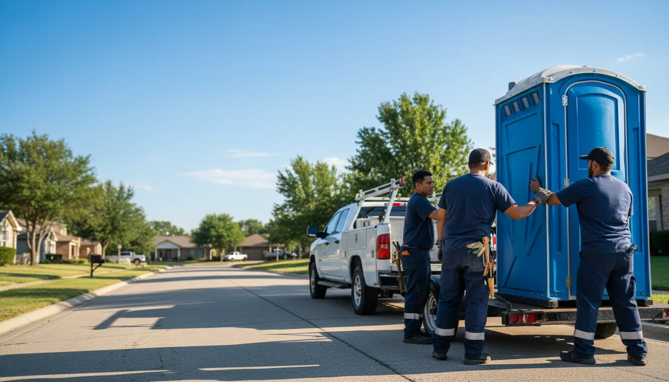 Portable Toilet Rental in Flower Mound, TX near me